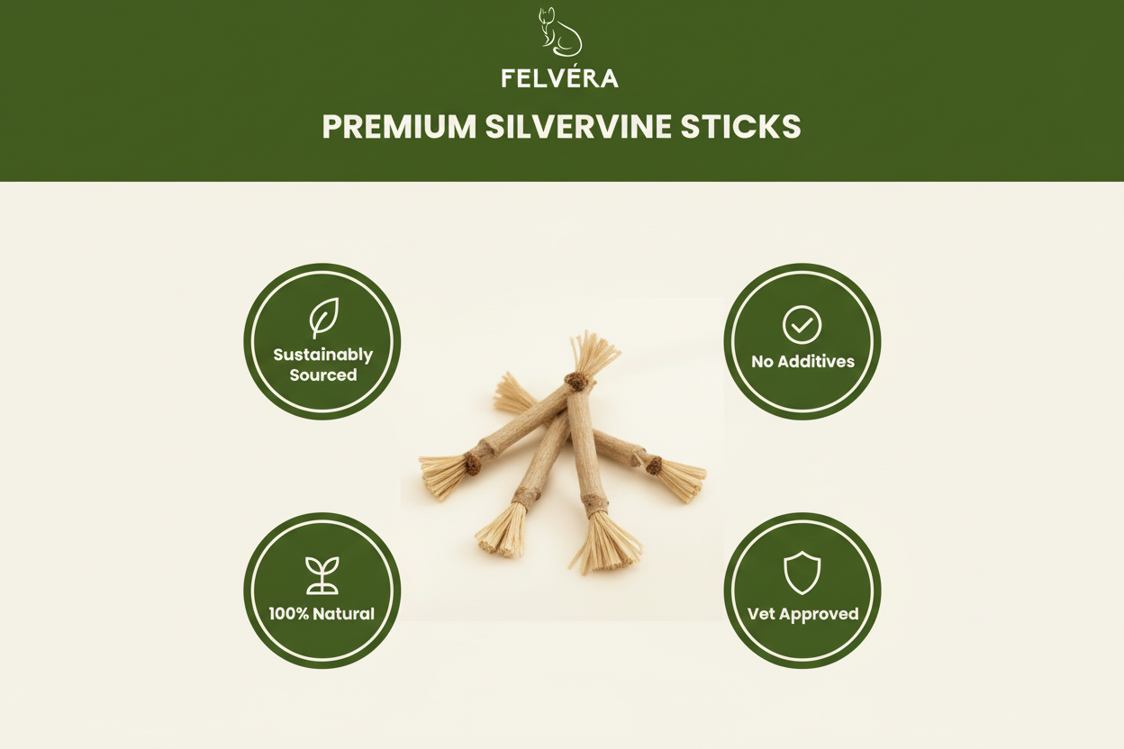 Felvéra - Natural Silvervine Dental Sticks